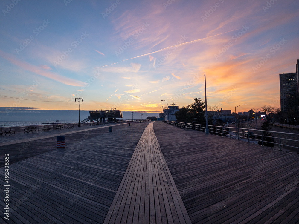 Coney Island Sunset - Brooklyn, New York
