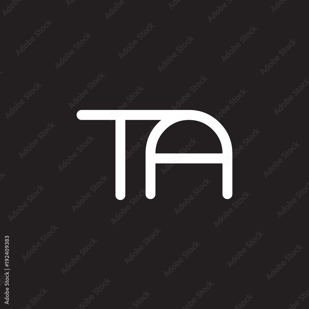 initial letter rounded logo modern white initial letter rounded logo modern white