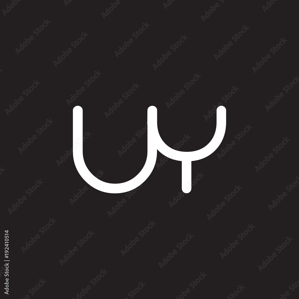 initial letter rounded logo modern white initial letter rounded logo modern white
