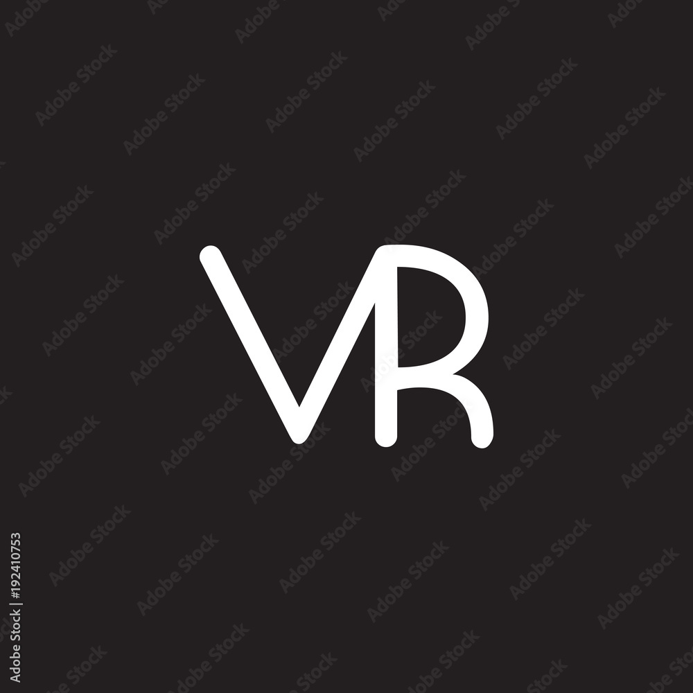 initial letter rounded logo modern white initial letter rounded logo modern white