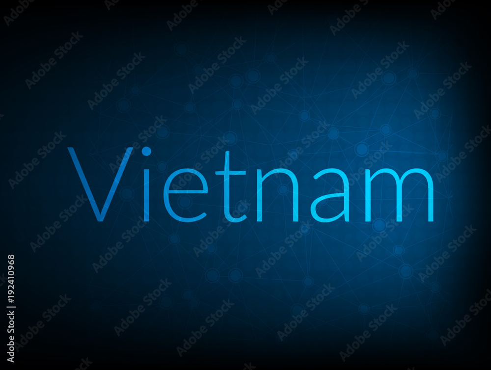 Vietnam abstract Technology Backgound
