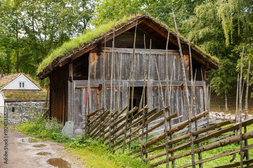 Traditional old farm house in Oslo