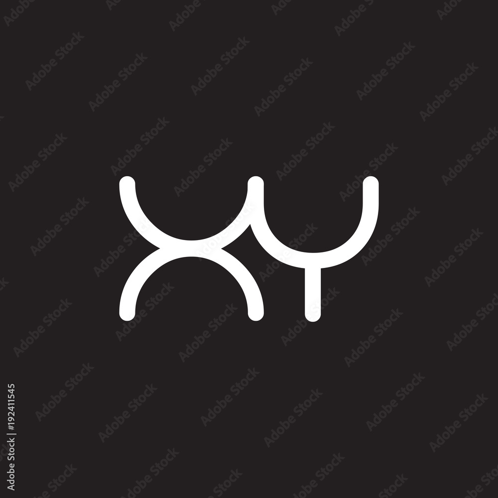 initial letter rounded logo modern white initial letter rounded logo modern white