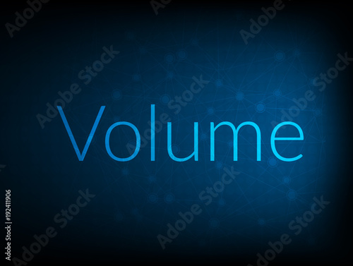 Volume abstract Technology Backgound