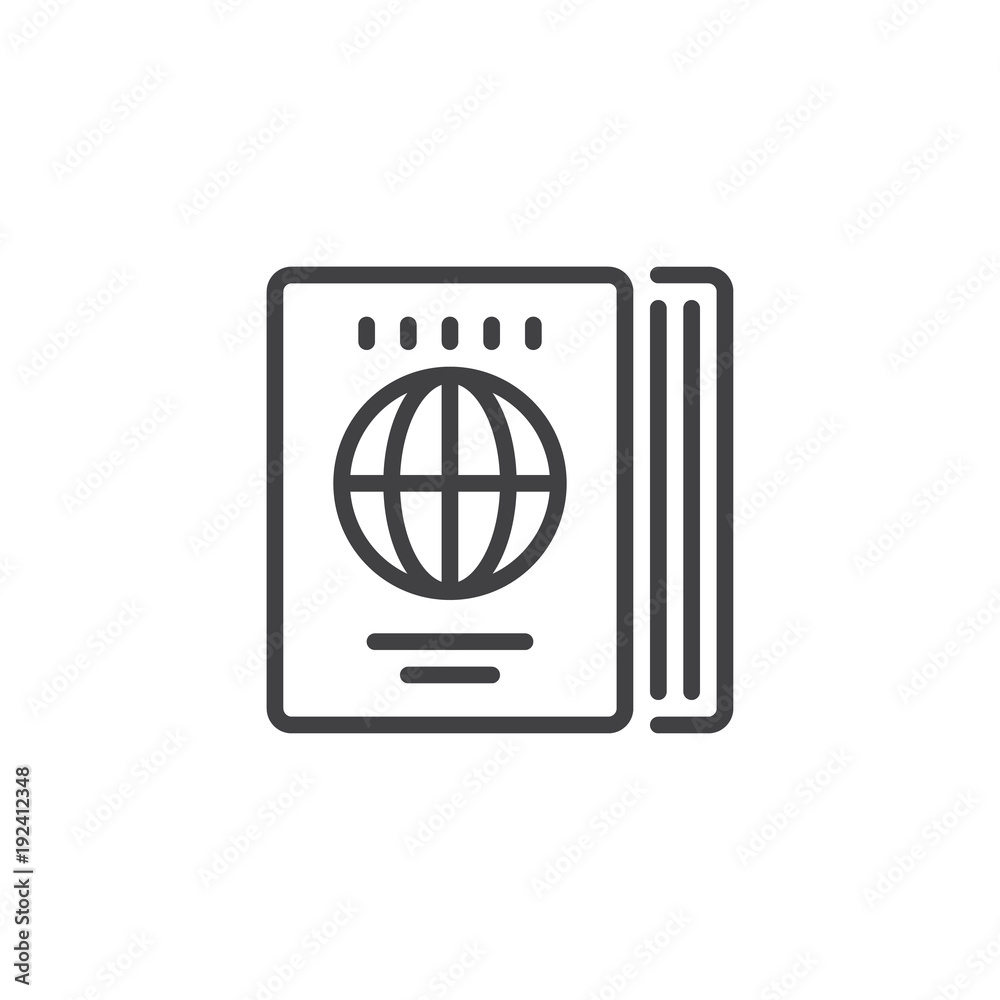 Travel guide outline icon. linear style sign for mobile concept and web design. World map book simple line vector icon. Symbol, logo illustration. Pixel perfect vector graphics Travel guide outline icon. linear style sign for mobile concept and web design. World map book simple line vector icon. Symbol, logo illustration. Pixel perfect vector graphics