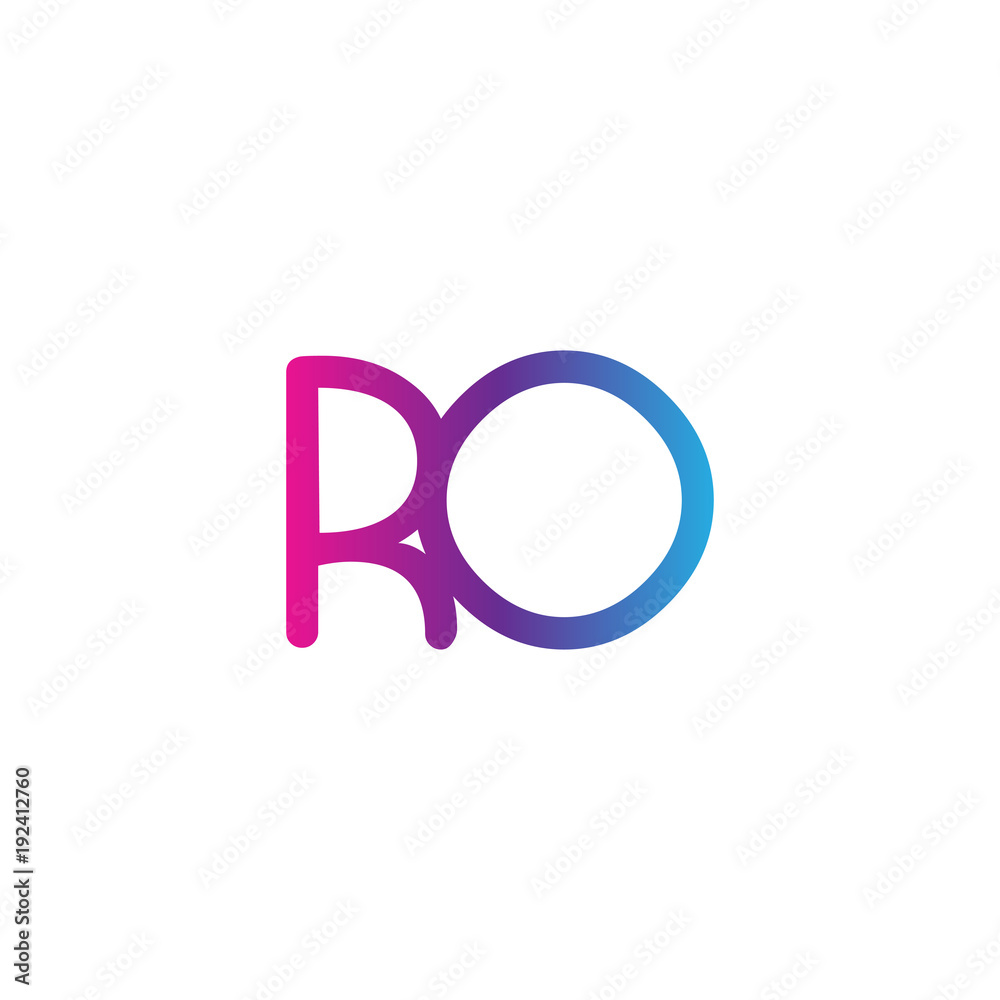 initial letter rounded logo modern, colorful gradient initial letter rounded logo modern, colorful gradient