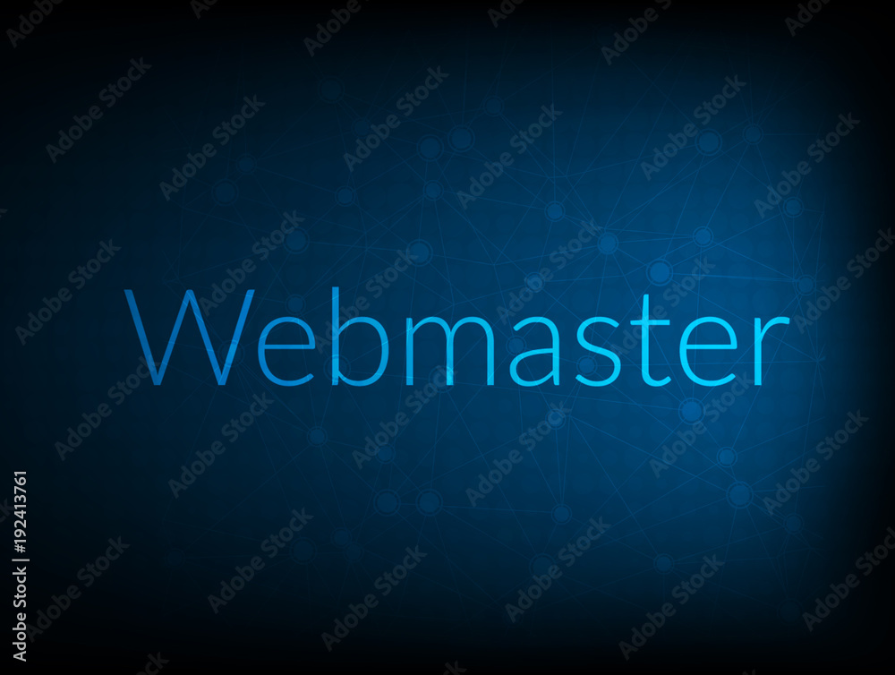 Webmaster abstract Technology Backgound