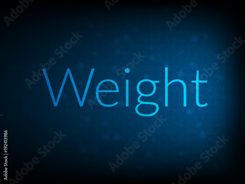 Weight abstract Technology Backgound