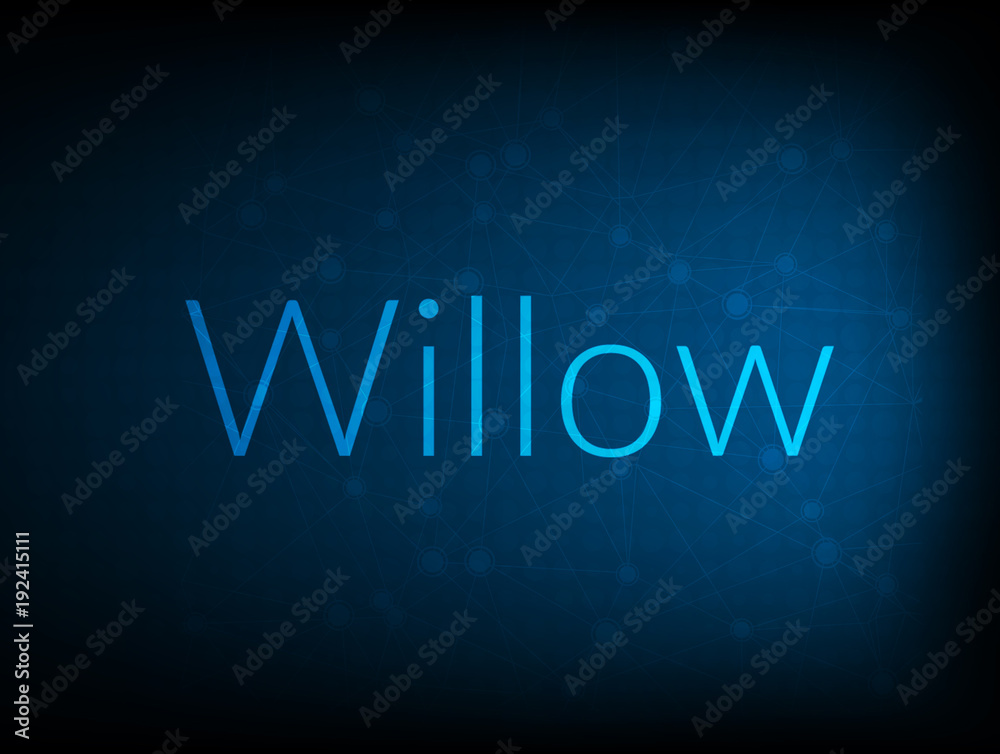 Willow abstract Technology Backgound
