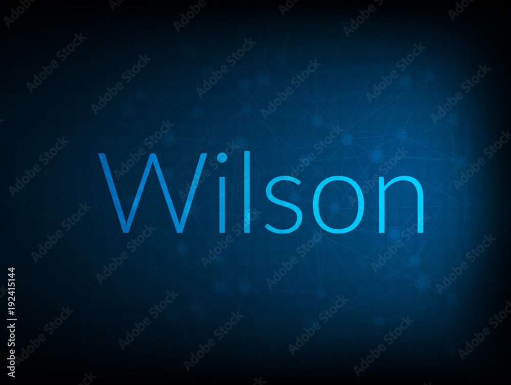 Wilson abstract Technology Backgound