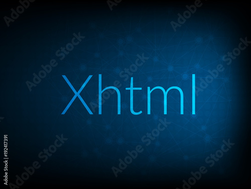 Xhtml abstract Technology Backgound