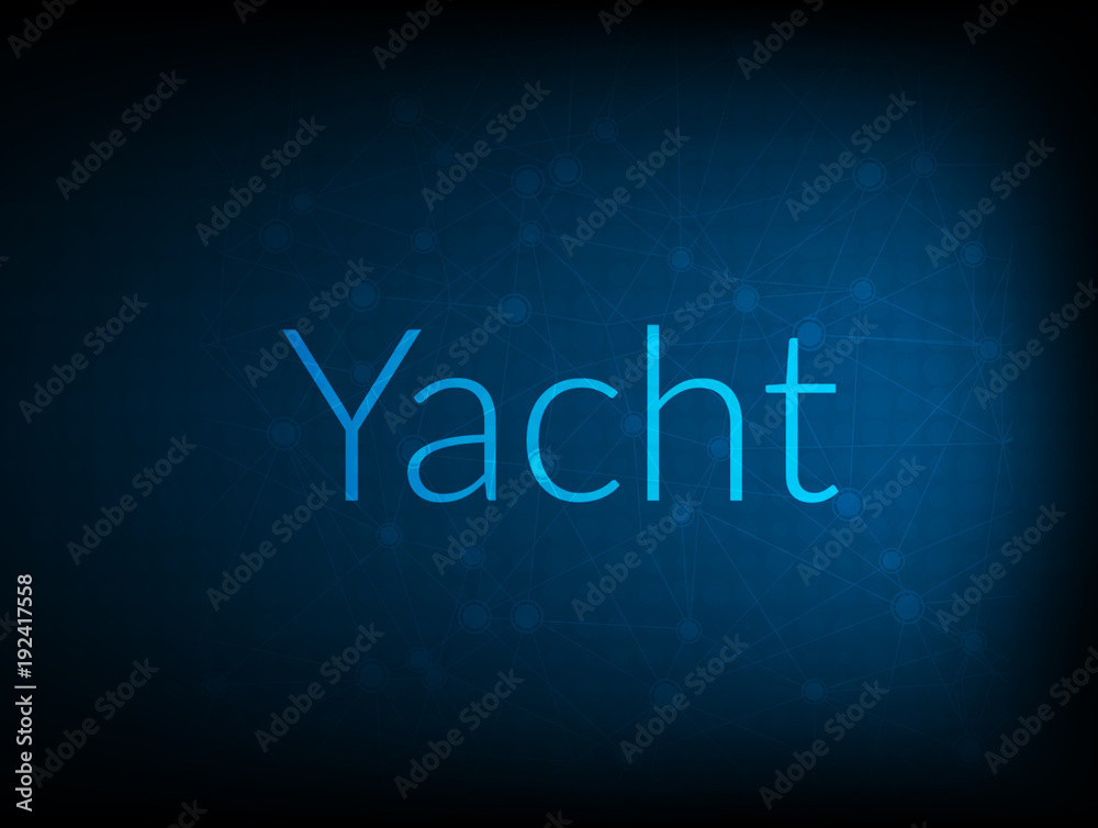 Yacht abstract Technology Backgound