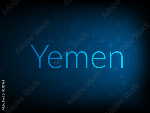 Yemen abstract Technology Backgound
