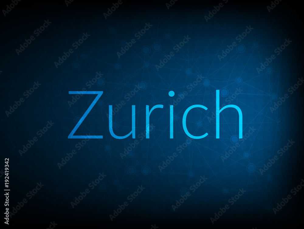 Zurich  abstract Technology Backgound