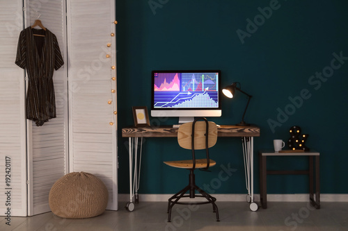 Comfortable home workplace ...
