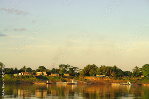 atardecer en la selva de Puerto Maldonado