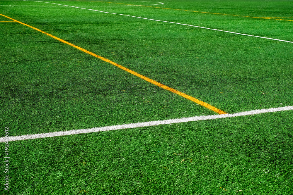 Obraz premium football field lines