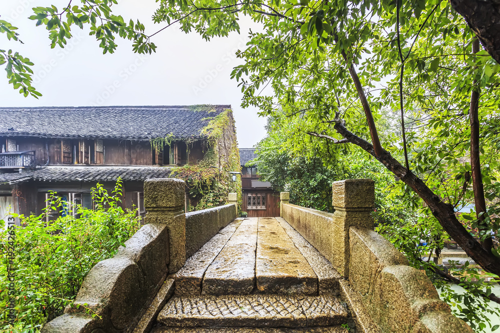 Wuzhen's beautiful rivers and ancient architectural landscapes Wuzhen's beautiful rivers and ancient architectural landscapes