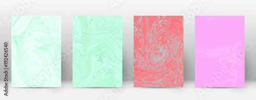 Abstract cover. Modern design template. Admirable suminagashi marble. Minimalistic hipster flyer design. Noteworthy trendy abstract cover. Vector illustration.