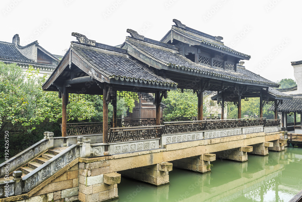 Wuzhen's beautiful rivers and ancient architectural landscapes Wuzhen's beautiful rivers and ancient architectural landscapes