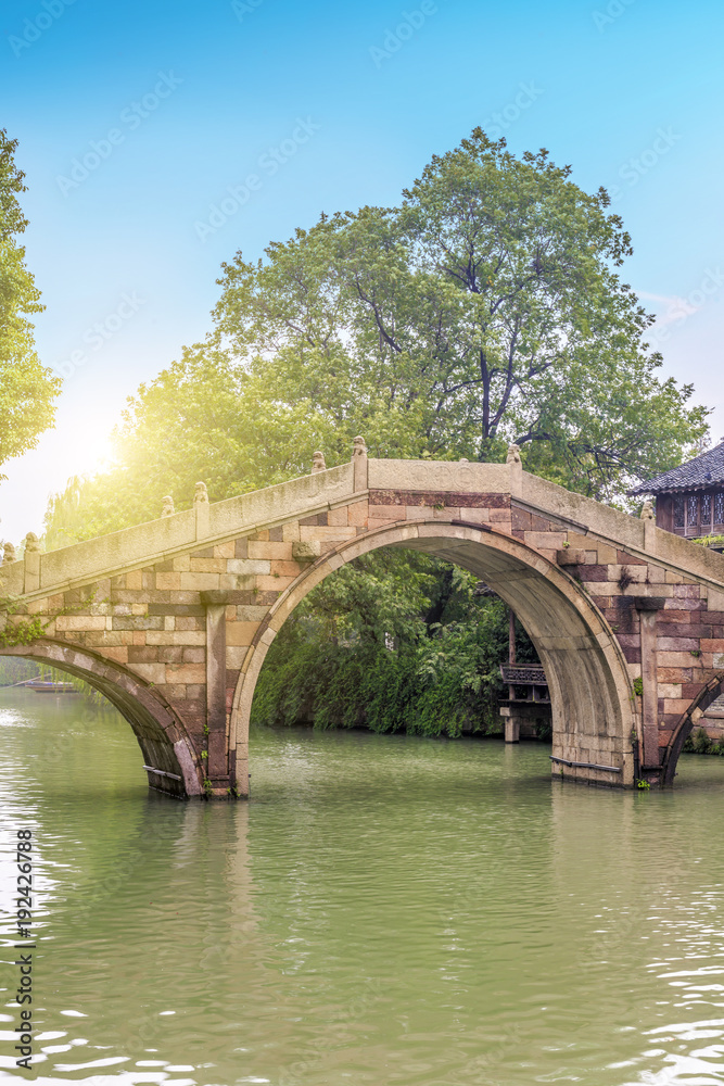 Wuzhen's beautiful rivers and ancient architectural landscapes