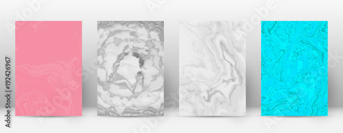 Abstract cover. Modern design template. Admirable suminagashi marble. Minimalistic hipster flyer design. Powerful trendy abstract cover. Vector illustration.