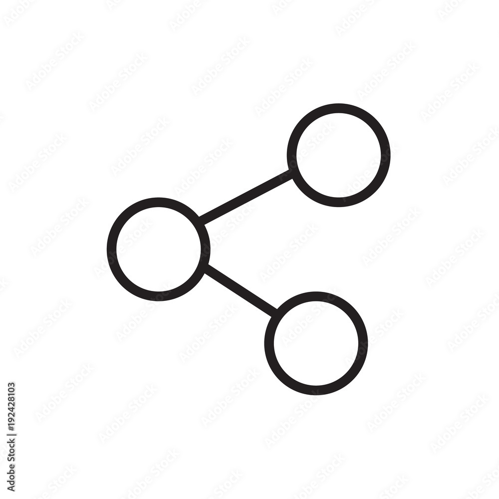Share icon Vector illustration, EPS10.
