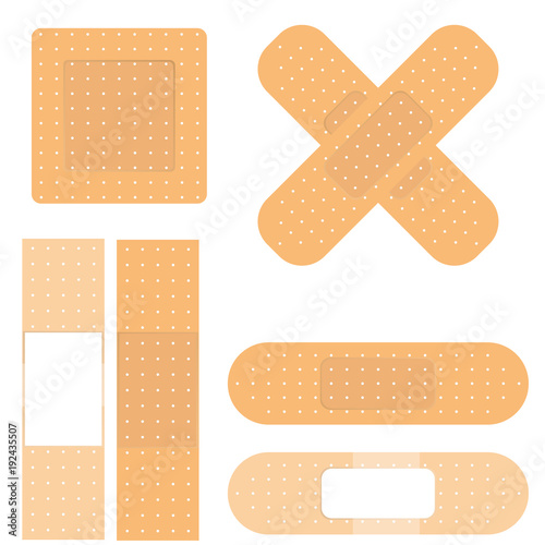 Vector medical plaster