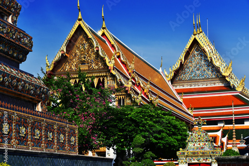 Wat Pho or Temple of the Reclining Buddha in Bangkok, Thailand