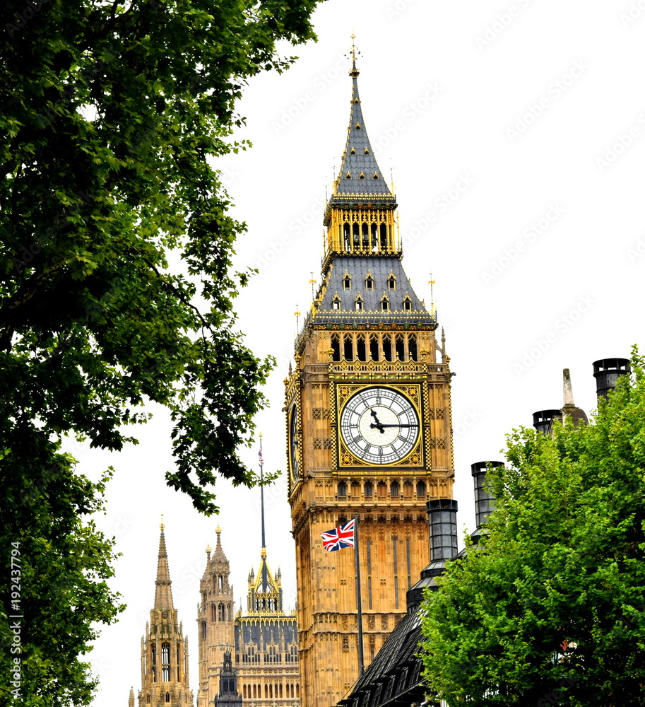 ロンドンの街並みとビッグベン 白背景 Stock Photo Adobe Stock ロンドンの街並みとビッグベン 白背景 Stock Photo Adobe Stock