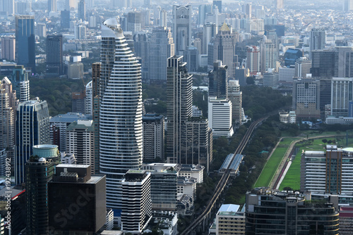 View of the city of Bangkok, Thailand