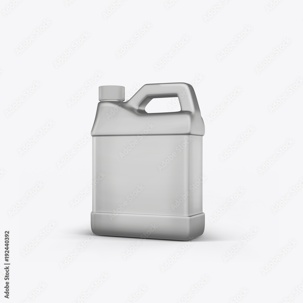 3D render cans of motor oil on a white background 3D render cans of motor oil on a white background