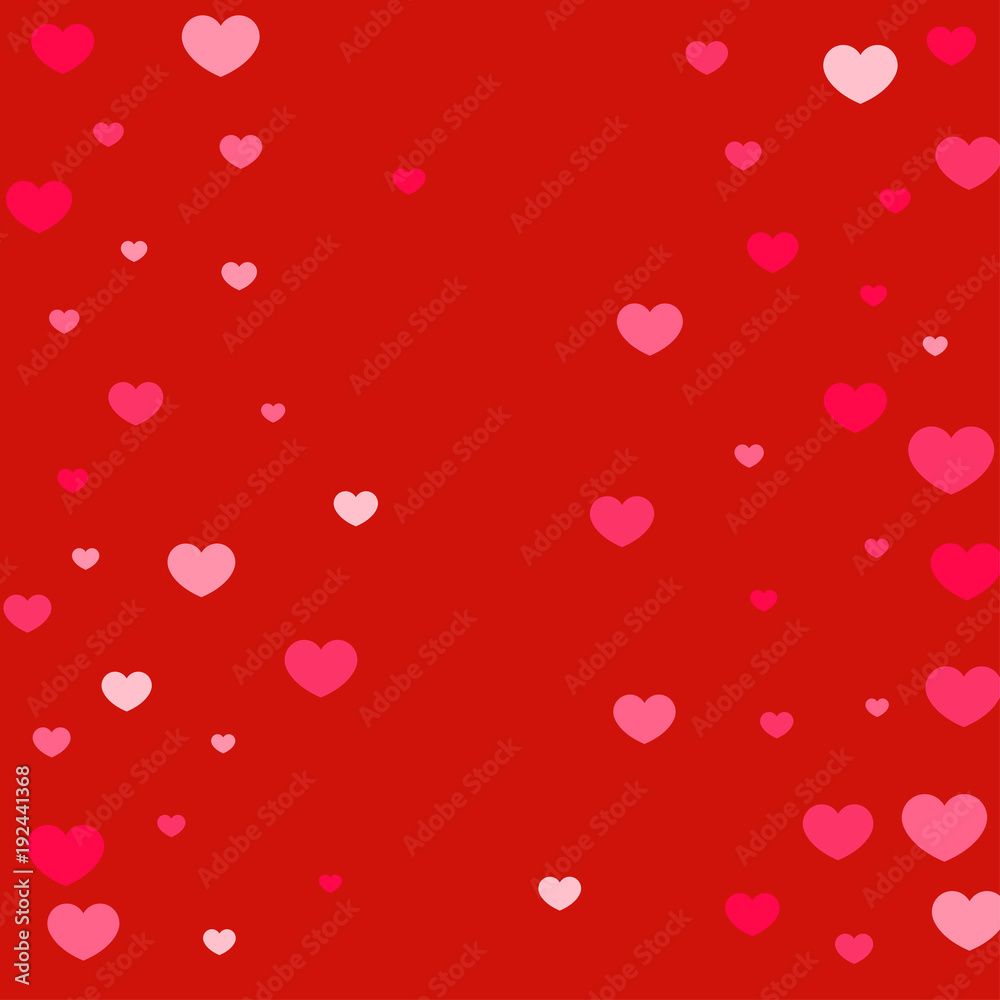 Heart confetti background. Heart confetti background.