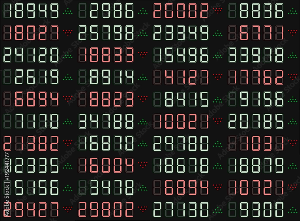 Stock scoreboard. vector illustration Stock scoreboard. vector illustration