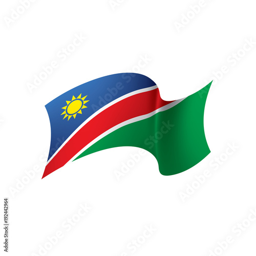 Free Download Namibia flag, vector illustration - GFXLoad