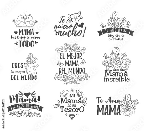 Spanish mother day greeting