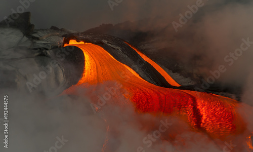 Lava River on Hawaii's Big Island photo