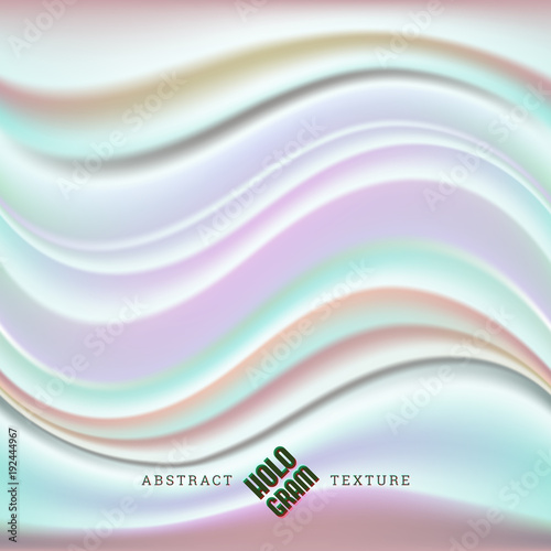 Obraz na płótnie Hologram wavy texture w salonie