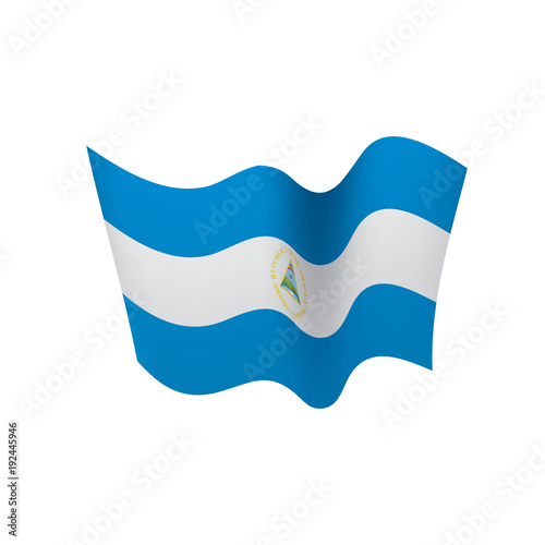 Free Download Nicaragua flag, vector illustration - GFXLoad