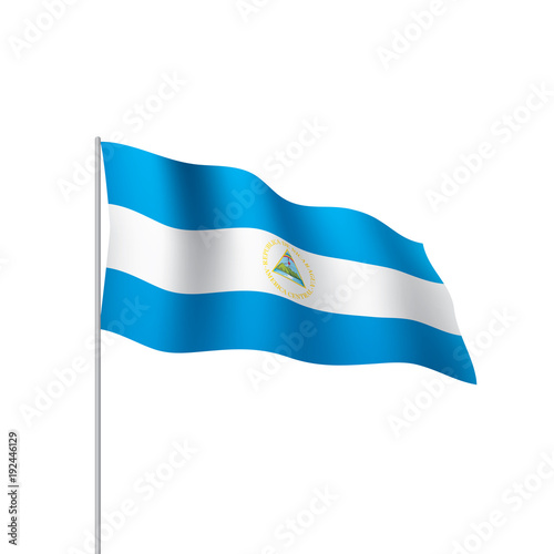 Free Download Nicaragua flag, vector illustration - GFXLoad