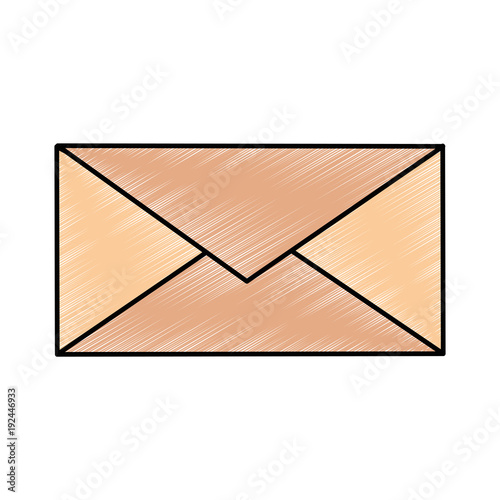 envelope mail isolated icon vector illustration design