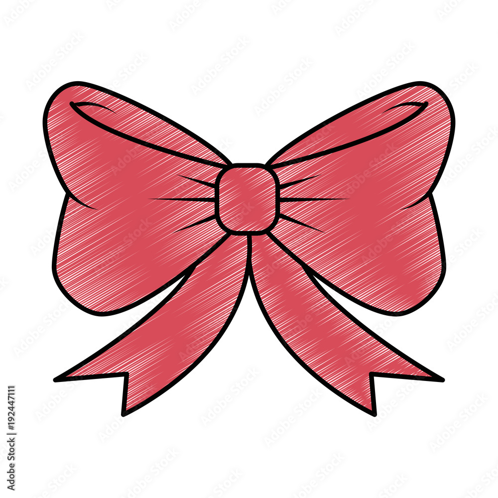 cute bowntie decorative icon vector illustration design cute bowntie decorative icon vector illustration design