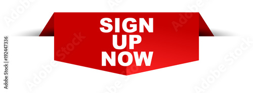 banner sign up now
