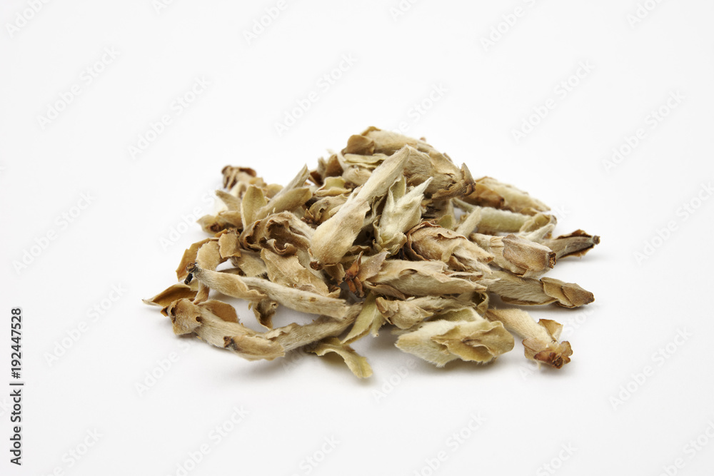 Pile of green tea leaves - China Ya Bao