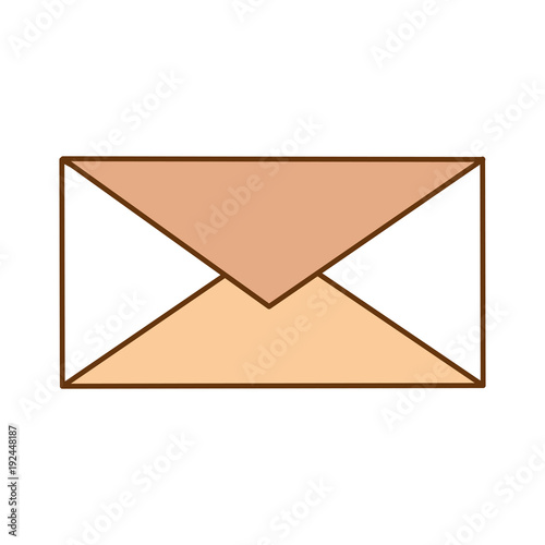 envelope mail isolated icon vector illustration design