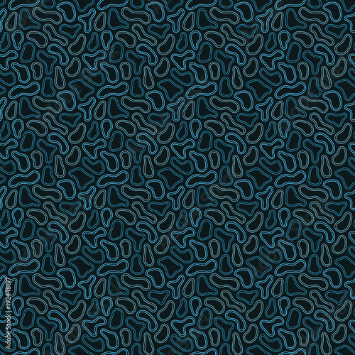 Disordered seamless pattern. Randomly located spots. Abstract background.