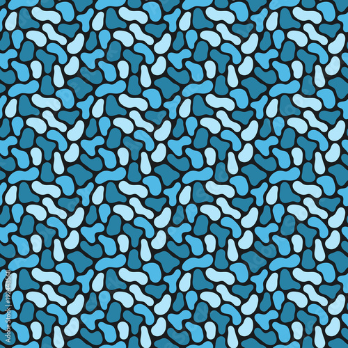 Disordered seamless pattern. Randomly located spots. Abstract background.
