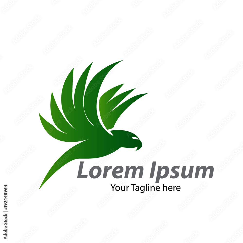 Fototapeta premium eagle bird logo