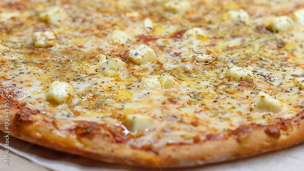 cheese pizza close up