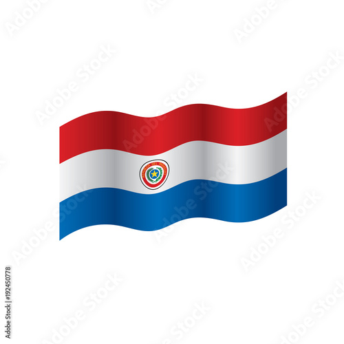 Free Download Paraguay flag, vector illustration - GFXLoad
